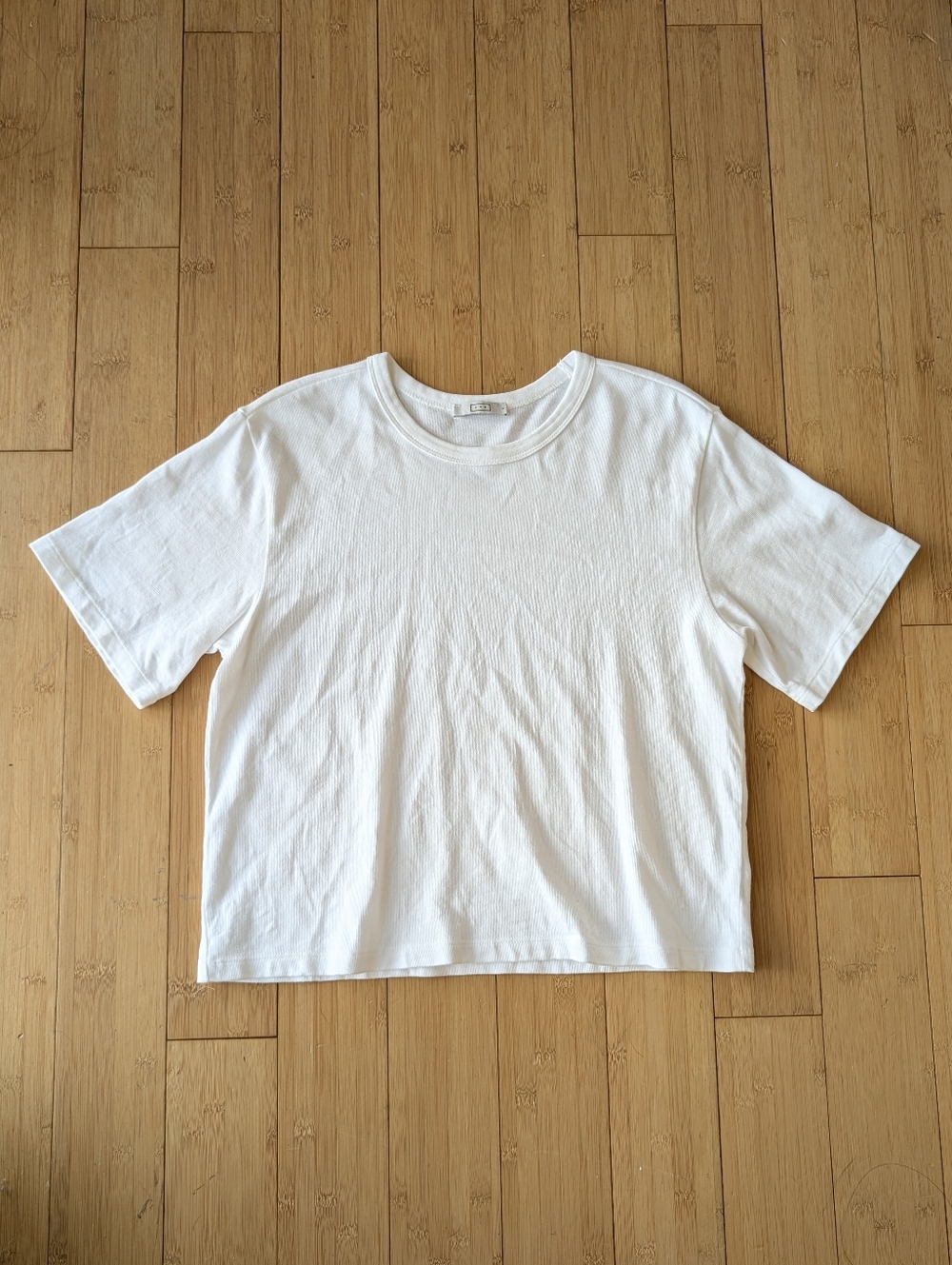 AYR White Crewneck Cotton Practice Tee